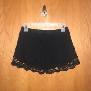 Target mossimo lace shorts